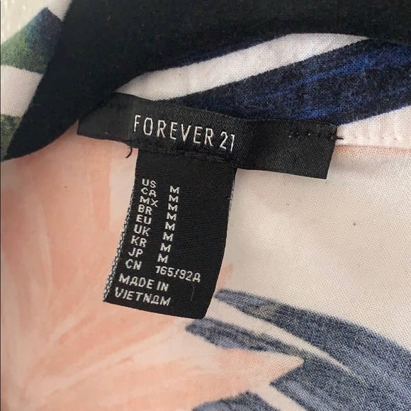 Forever 21 Plant Shirt - Picture 5 of 5